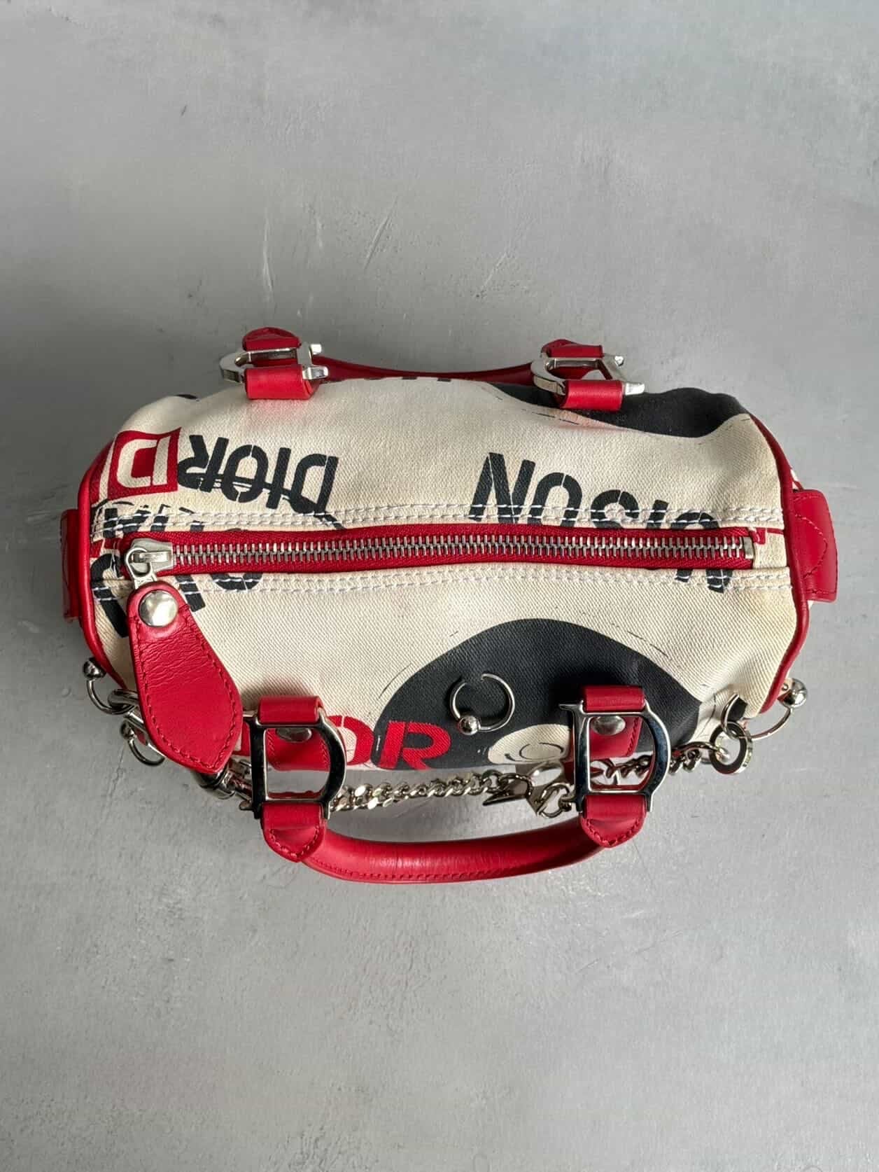 2004 Dior Hardcore Mini Boston Bag