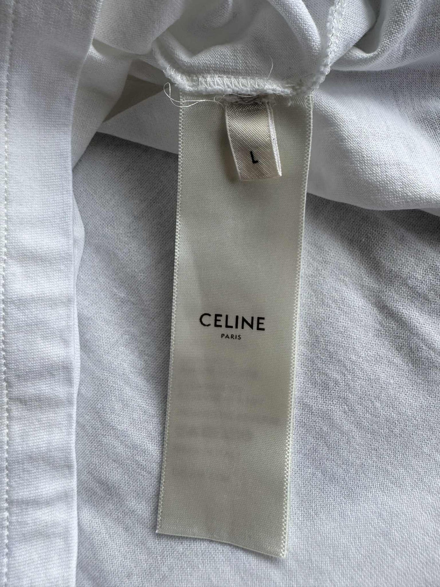 Celine x Hedi Slimane Fw21 A Poem Teen Knight Graphic Tee