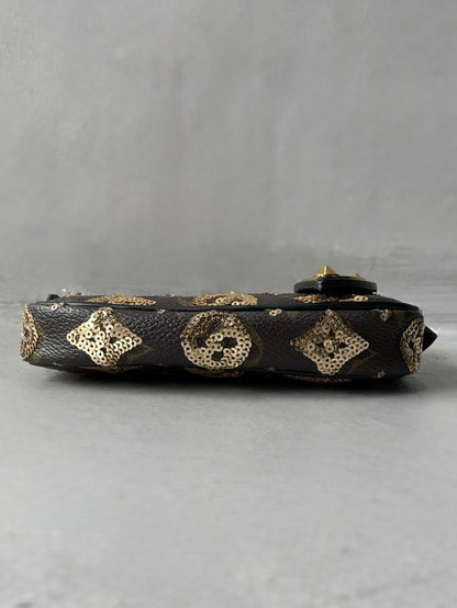 Louis Vuitton Sequins Monogram Micro Pochette Bag