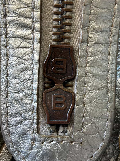 Balenciaga Classic City Metallic Silver Lambskin Bag