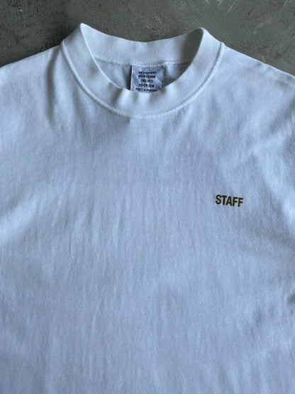Vetements Staff 3M Reflective Tee