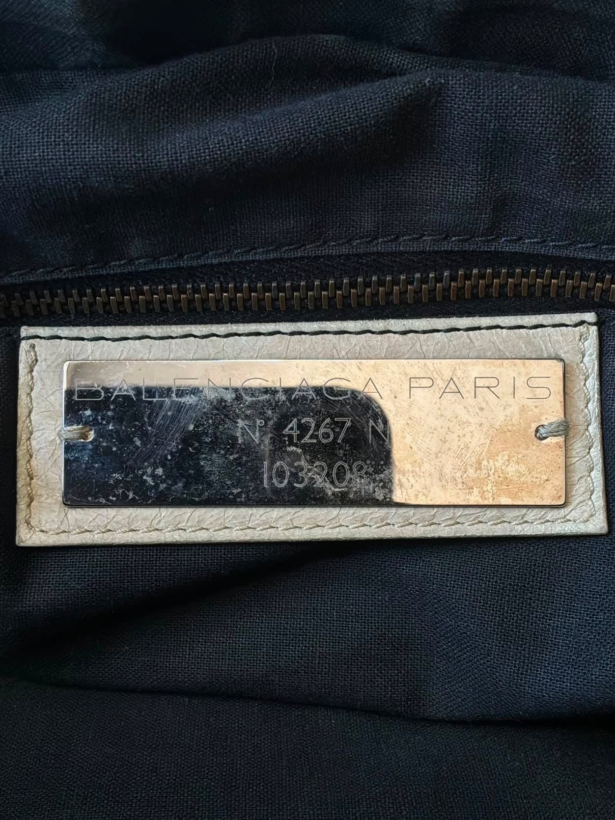 Balenciaga Le First Cream Lambskim Bag