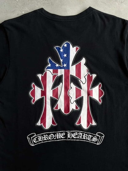 Chrome Hearts Triple Cross Flag Tee
