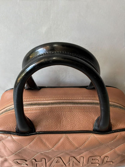 Chanel Quilted Mini Bowler Bag