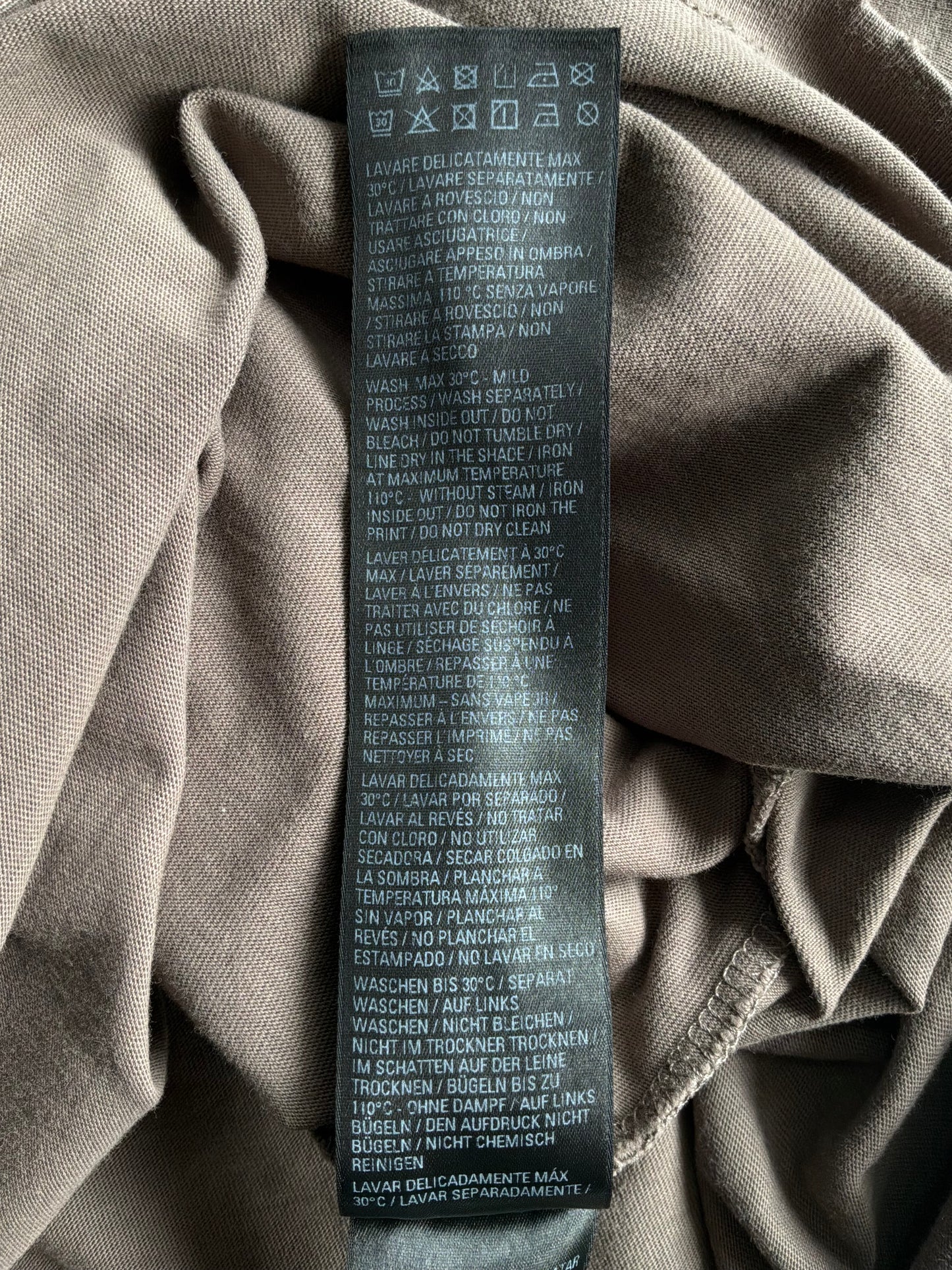 Balenciaga Script Distressed Tee