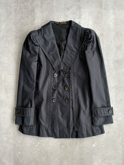 2000s Gucci Monogram Line Coat