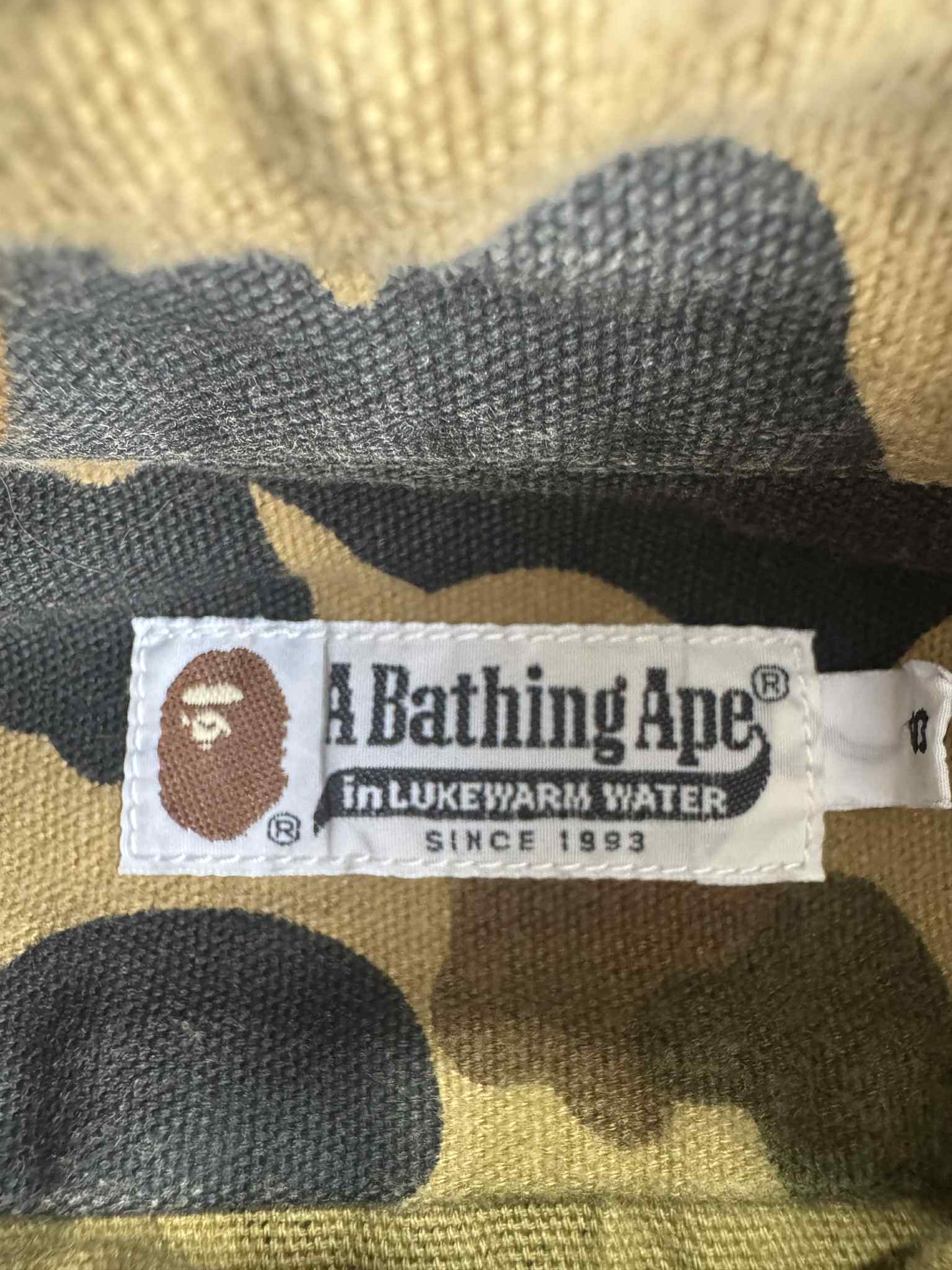Bape 1st Gen Camou Long Sleeve Jacket