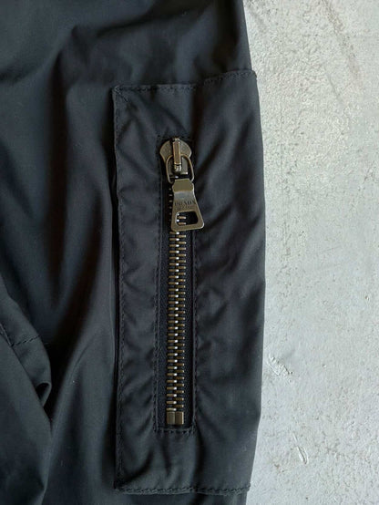 Prada Nylon Padded Bomber Jacket