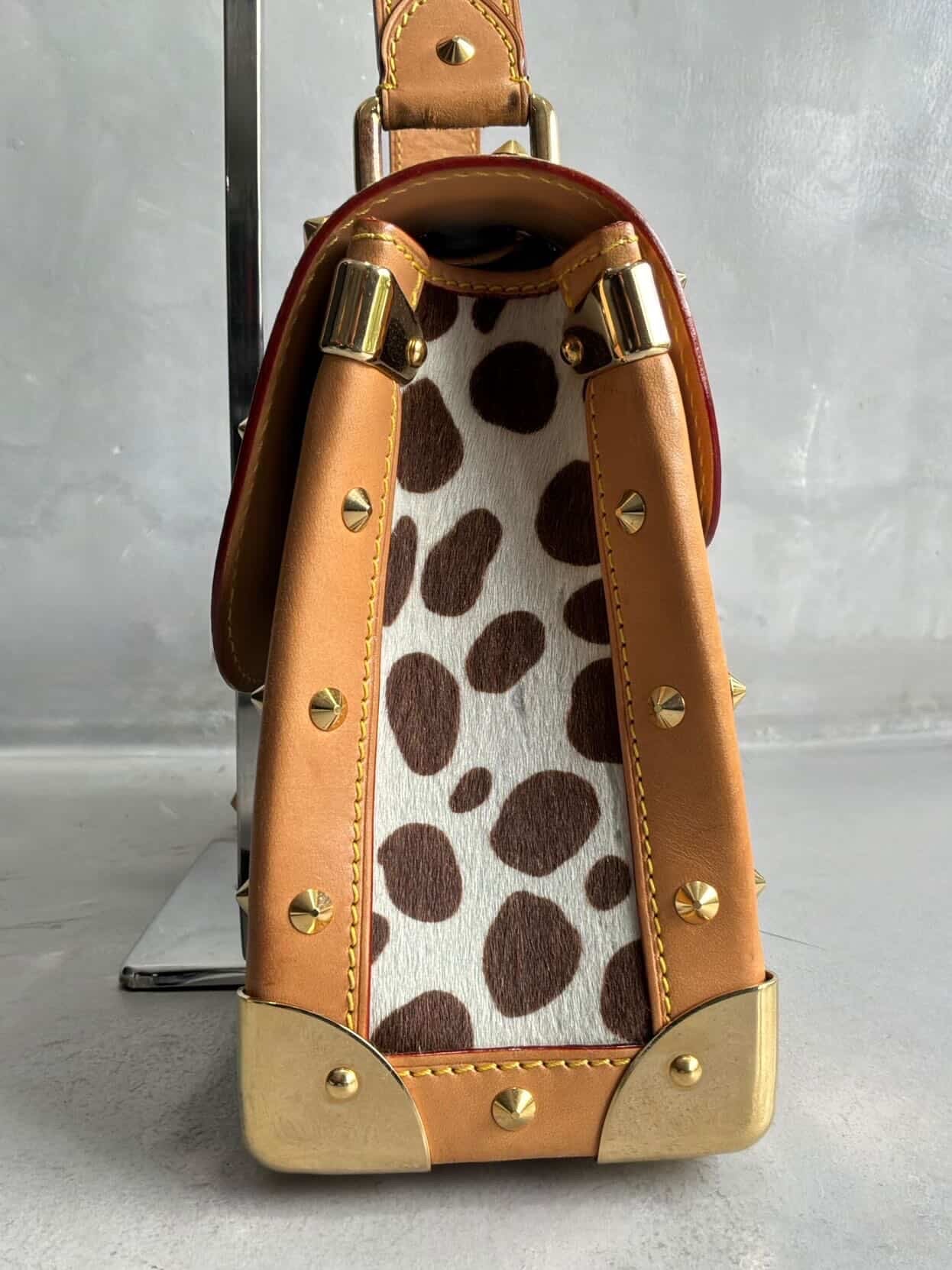 RARE Louis Vuitton X Murakami Dalmatian Ponyhair SAC Rabat Shoulder Bag