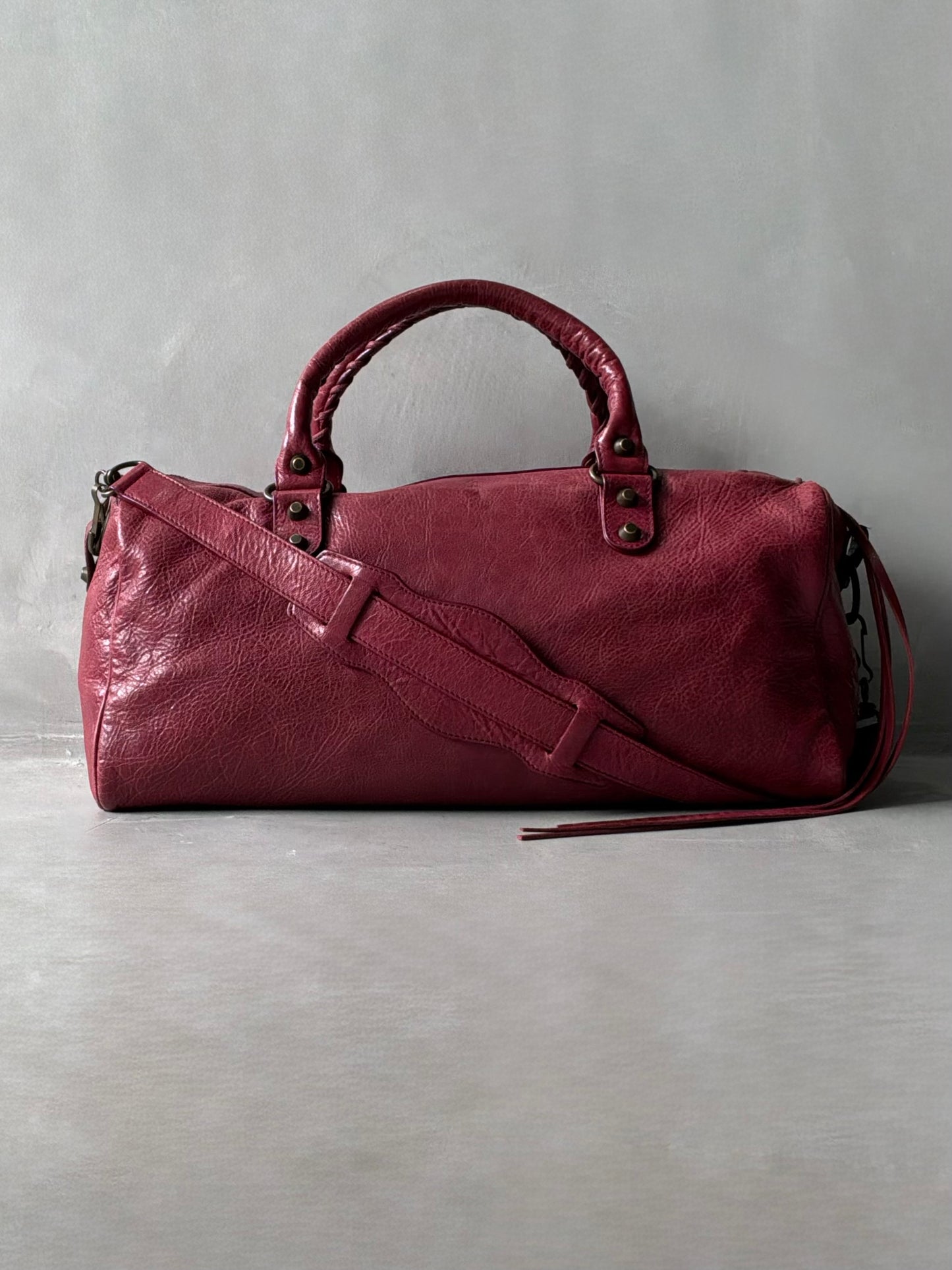 Balenciaga Twiggy Red Lambskin Bag