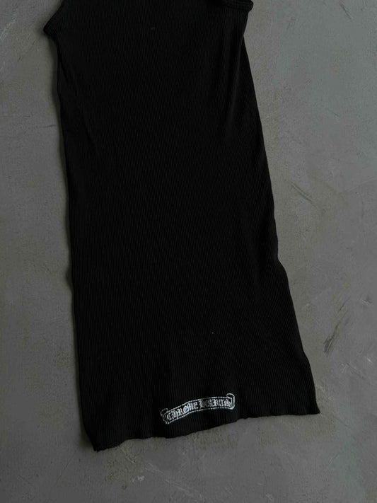 Womens Chrome Hearts Cross Logo Tank Dress