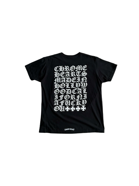 Chrome Hearts Eyechart Tee
