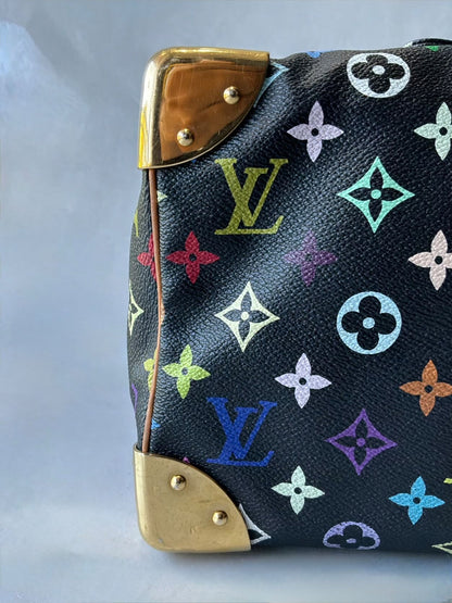 Louis Vuitton X Murakami Black Multicolor Speedy 30