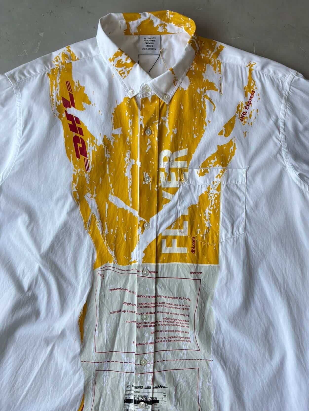 Vetements x DHL Oversized Shirt