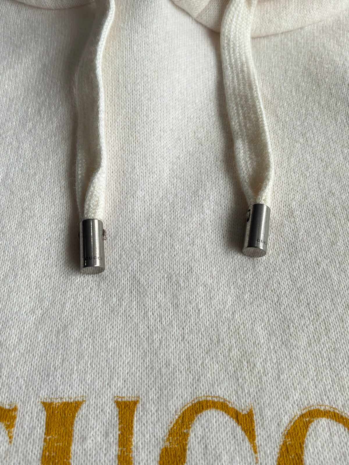 Gucci GG Box Logo Distressed Hoodie