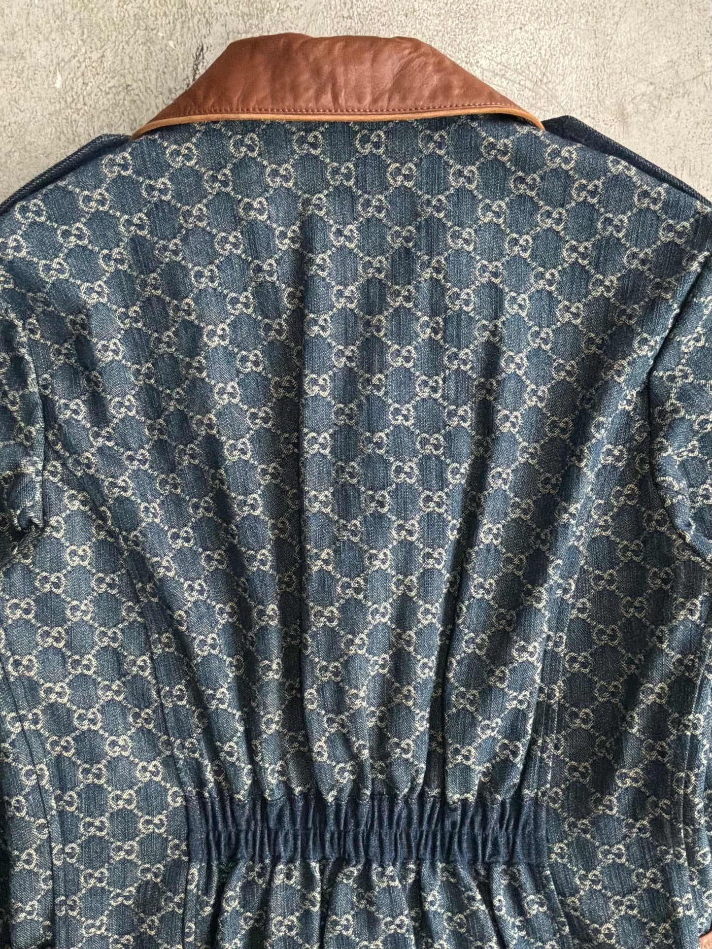 Gucci Denim Monogram Coat