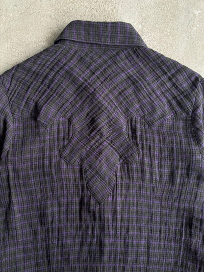 Vintage Chrome Hearts Fleur Cross Patch Flannel