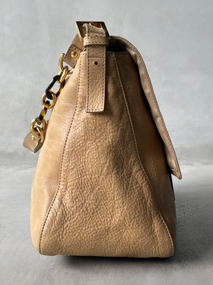 Fendi Mamma Baguette Brown Bag