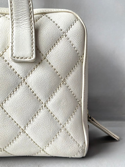 Chanel Vintage Wildstitch Bowler Bag