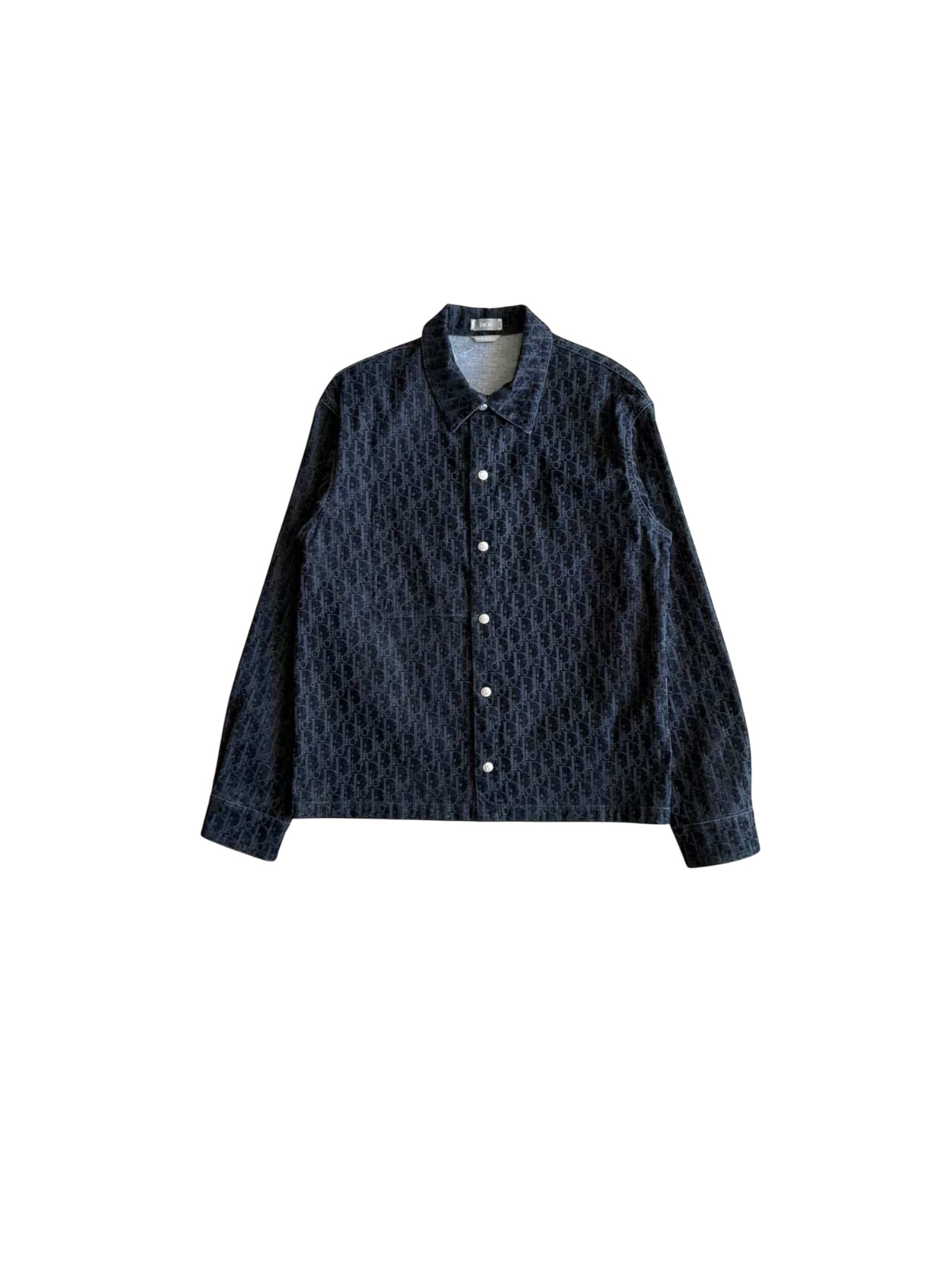 Dior Oblique Suede Denim Overshirt