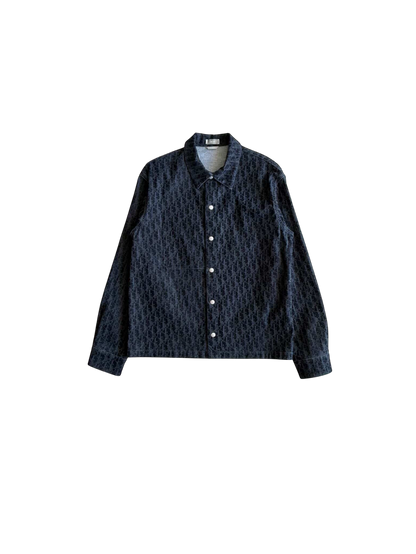 Dior Oblique Suede Denim Overshirt