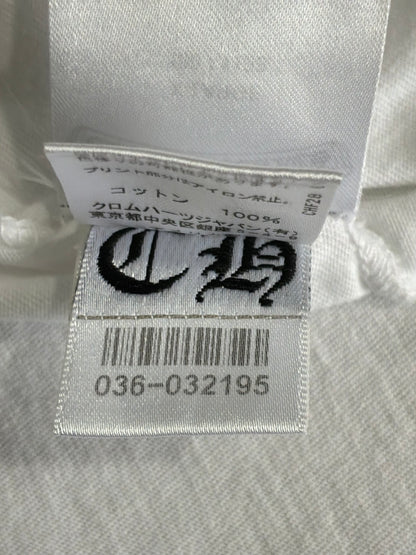 Chrome Hearts Horseshoe Logo White Tee