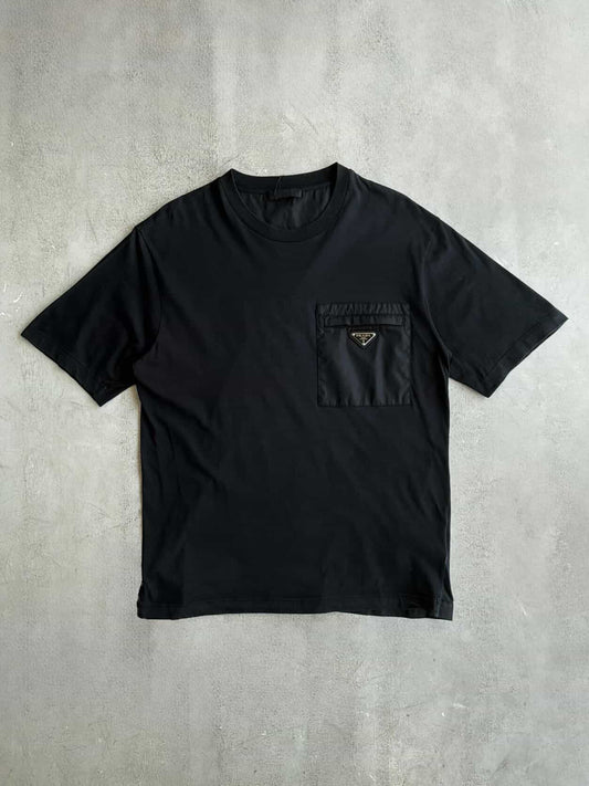 Prada Re-Nylon Emblem Tee