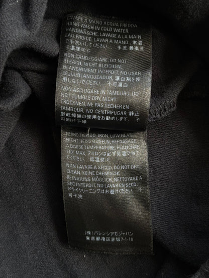 Balenciaga Interlock Logo Black Tee