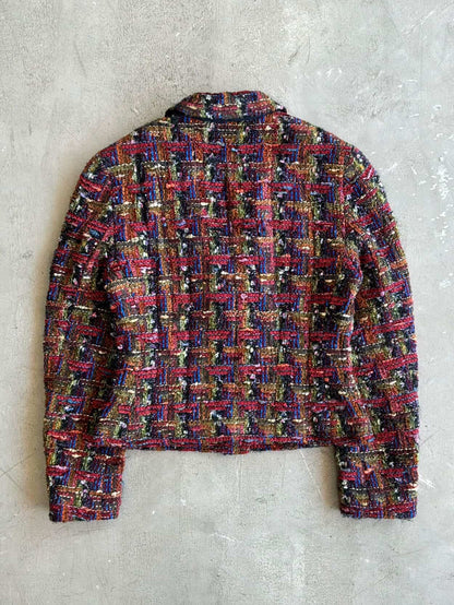1993 Chanel Multicolor Tweed Blazer