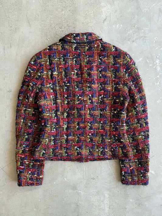 1993 Chanel Multicolor Tweed Blazer