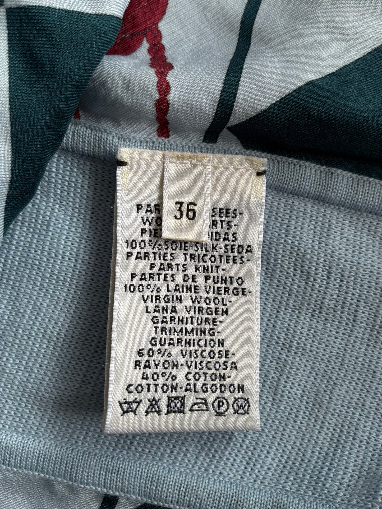 Hermes Margiela Era Shoulder Zip Blue Vest