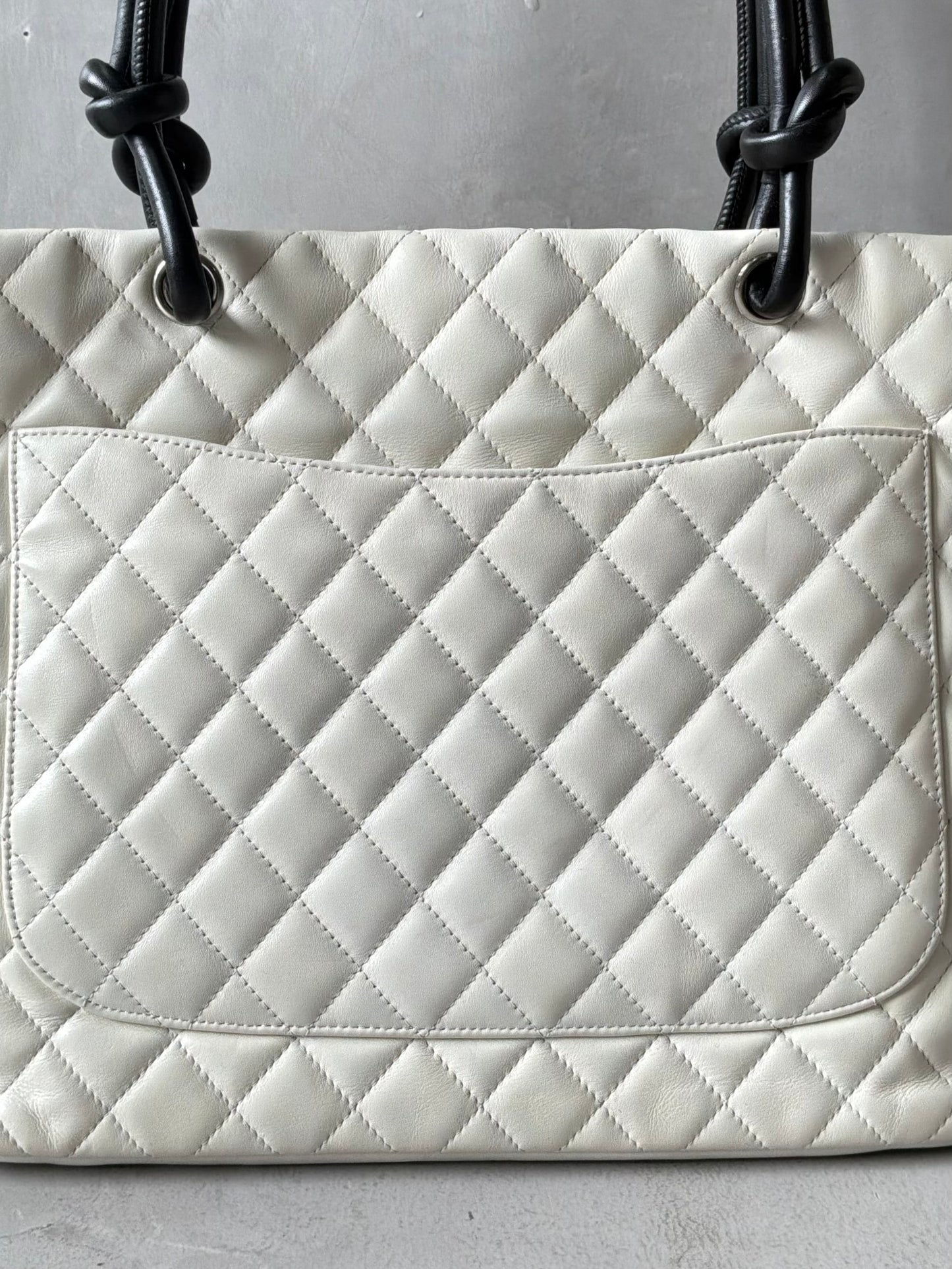 Chanel Cambon Ligne Phyton CC Tote Bag