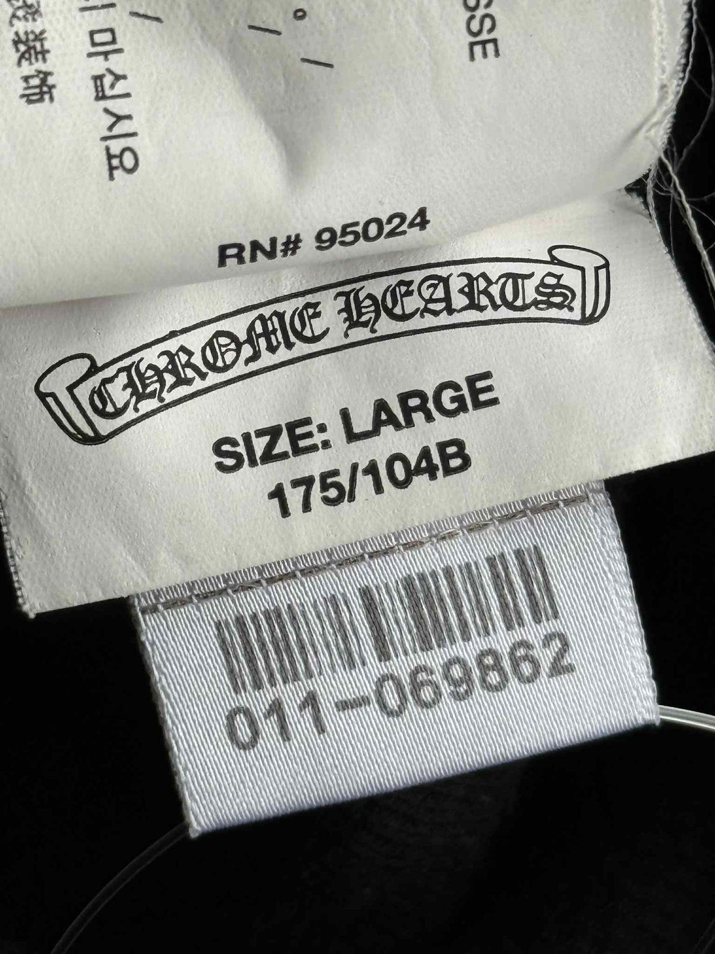 Chrome Hearts Horseshoe Thermal Zip Hoodie