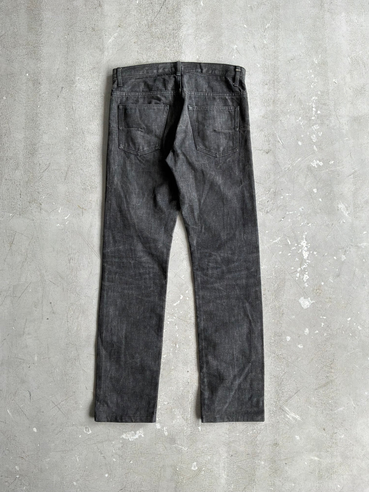 Dior Homme Hedi Slimane  Slim Straight Raw Denim Jeans