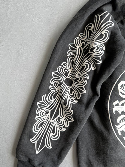 Vintage Chrome Hearts Horseshoe Floral Hoodie
