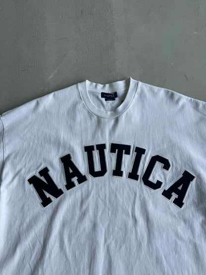Nautica White Spellout Shirt