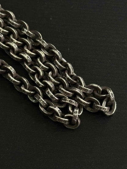 Chrome Hearts 30” Paper Chain Necklace