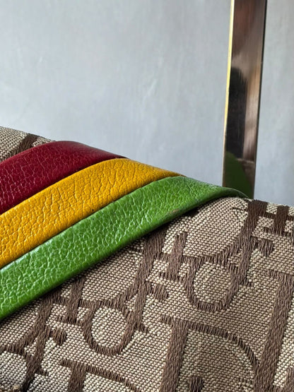Dior John Galliano Rasta Saddle Bag