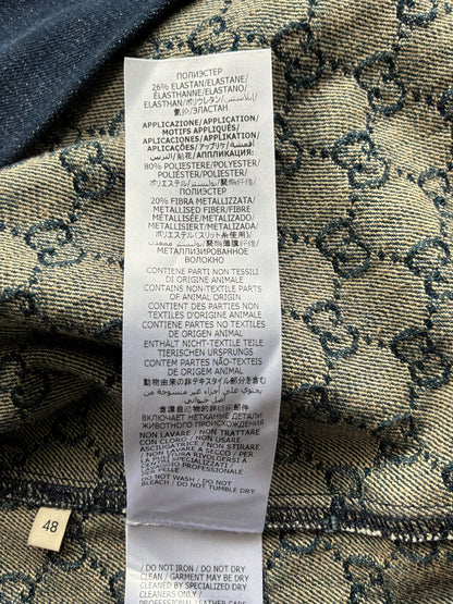 Gucci Denim Monogram Coat