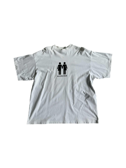 Balenciaga Pride 2022 White Tee