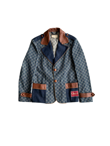 Gucci Denim Monogram Coat