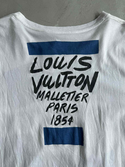 Louis Vuitton Graffiti Logo Short Sleeve Tee