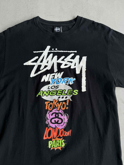 Stussy Multi pop World Tour Tee