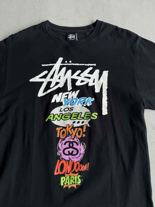 Stussy Multi pop World Tour Tee