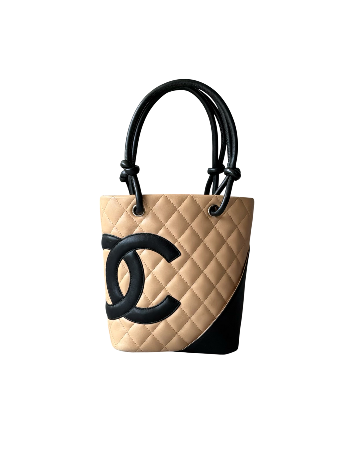 Chanel Cambon Ligne Beige Small Tote Bag