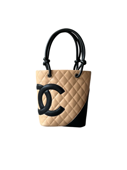 Chanel Cambon Ligne Beige Small Tote Bag