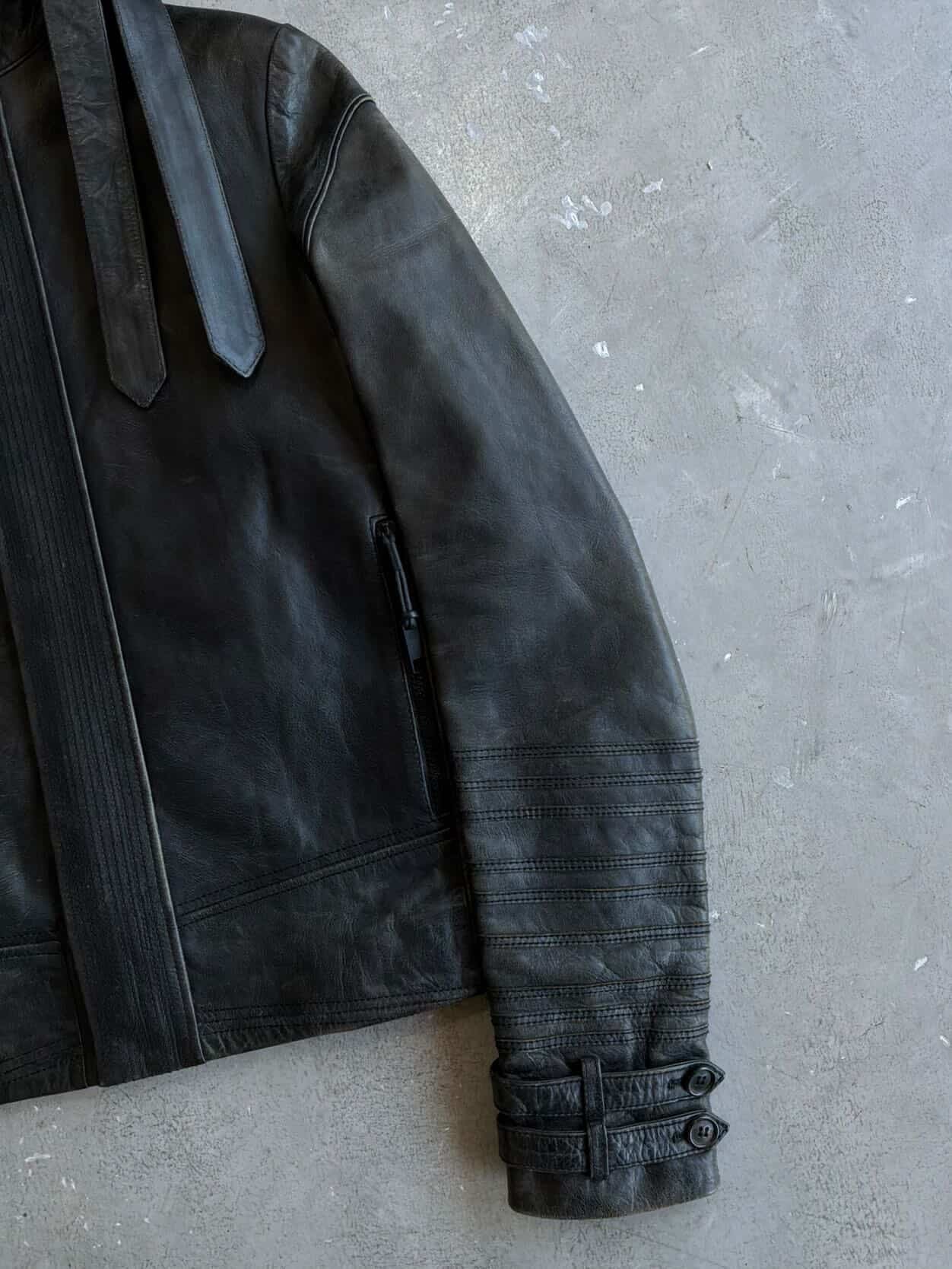 2003 Dior Hedi Slimane Leather Jacket