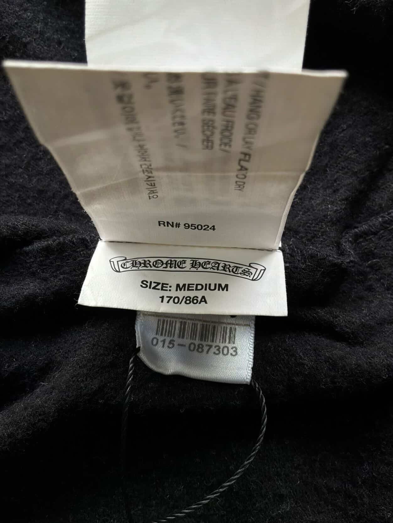 Chrome Hearts x Matty Boy Defiance Attitude Zip Hoodie