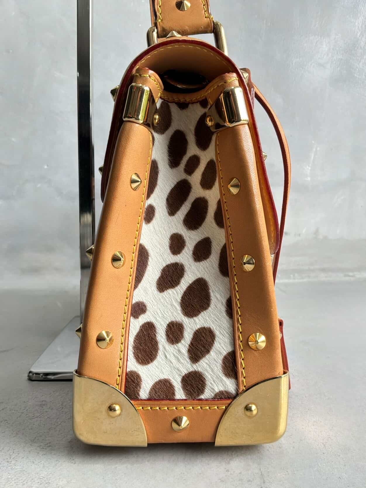 RARE Louis Vuitton X Murakami Dalmatian Ponyhair SAC Rabat Shoulder Bag