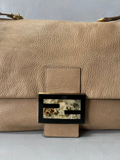 Fendi Mamma Baguette Brown Bag